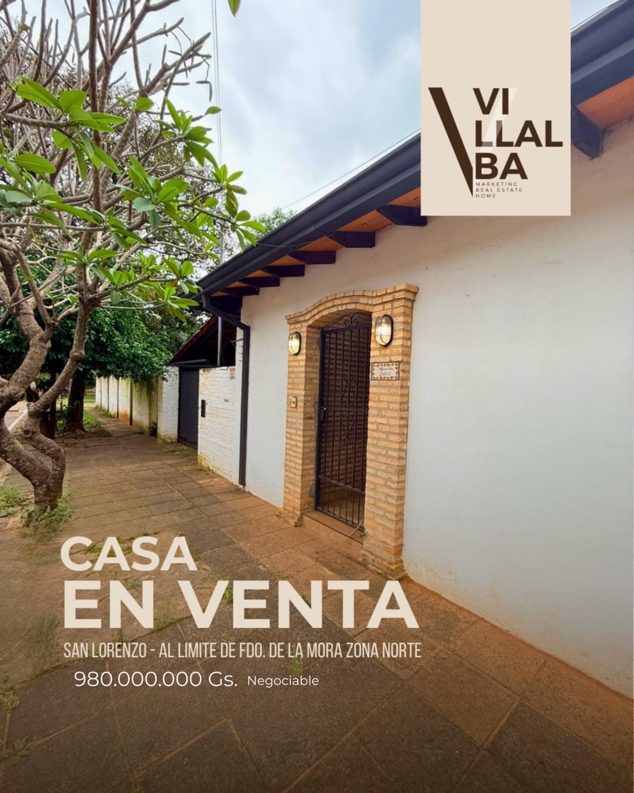 Casa de 3 dormitorios en San Lorenzo